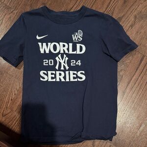 Nike Kids Navy World Series 2024 Tee